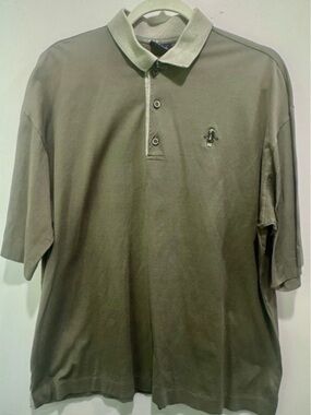 Como Sport Made in Italy Quaker Ridge Golf Club Polo Shirt Men’s XL Olive Green